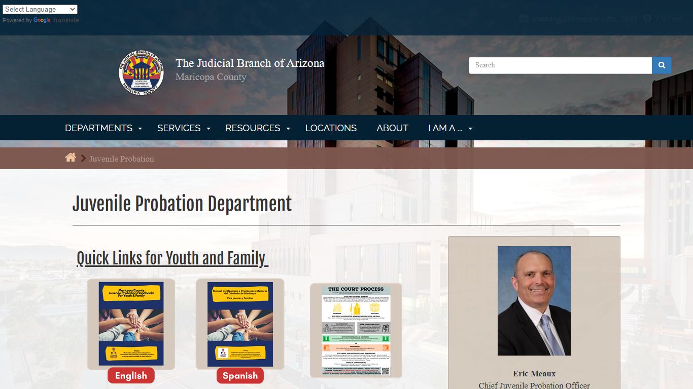 Juvenile Probation Department - The Judicial Branch of Arizona in ...